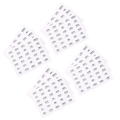 TOVINANNA 30St Identifikationspaste flaschenetiketten sticker transparent PVC-Aufkleber transparente Aufkleber Etiketten Aufkleber Kosmetische Kennzeichnungsetiketten kosmetischer Aufkleber von TOVINANNA