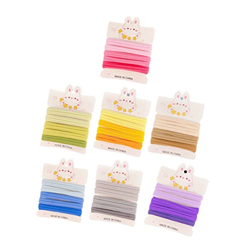 TOVINANNA 35stücke Elastische Haargummis Farben Hochwertige Dicke Haarbänder Für Mädchen Und Mädchen Für Verschiedene Frisuren Und Anlässe von TOVINANNA