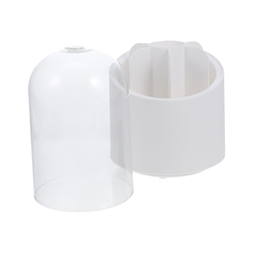 TOVINANNA Make-up-pinselbox Aus Hochwertigem Material Wasserdichter Deckel Für Pinselaufbewahrung Desktop-organizer Mit Sichtfenster Für Kosmetikpinsel von TOVINANNA