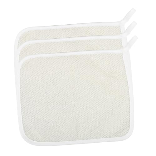 TOVINANNA 3St Badetuch Gesichtsreiniger Badewannenwäscher abgestorbenes Hauttuch entfernen Peeling Körpertuch exfoliating towel exfoliating sponge Badehandtücher Badeblume Gesichtstuch von TOVINANNA