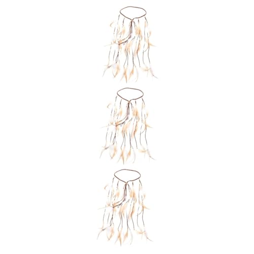 TOVINANNA 3St Feder Stirnband Haarschmuck im Retro-Stil Böhmischer Kopfschmuck böhmisches Dekor freundschaftsgeschenk boho style Feder Haarband für Frauen Plume Bohemia Kopfschmuck Samt seil TOVINANNA 3St Feder Stirnband Haarschmuck im Retro-Stil Böhmischer Kopfschmuck böhmisches Dekor freundschaftsgeschenk boho style Feder Haarband für Frauen Plume Bohemia Kopfschmuck Samt seil von TOVINANNA