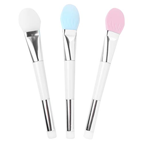 TOVINANNA 3St Maskenpinsel kosmetikpinsel makeup brushes grooming brush pinsel für Gel Eyeliner multifunktionswerkzeug Doppelkopf-Applikatorpinsel tragbare Bürste Kunstfaser von TOVINANNA