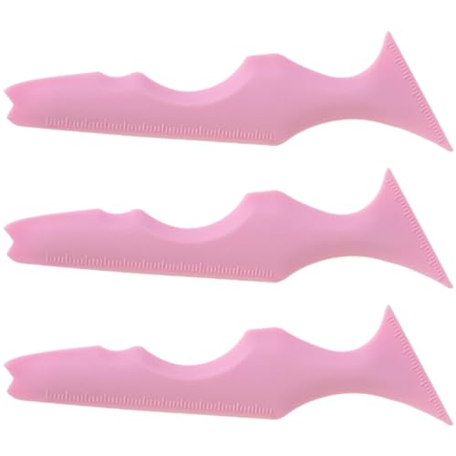 TOVINANNA 3stücke Teiliges Silikon Eyeliner Schablonen Wiederverwendbare Makeup-hilfsmittel Für Eyeliner Lidschatten Und Lippenstift Praktische Beauty-tools Für Anfänger Und Profis von TOVINANNA