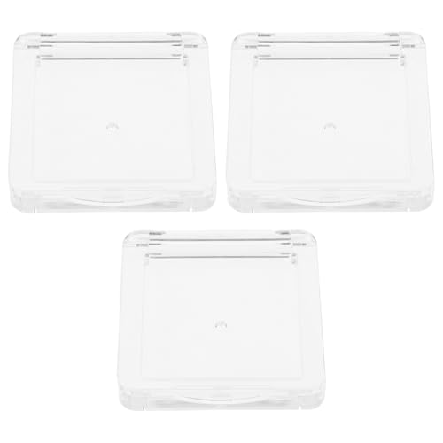 TOVINANNA 3stücke Palette Organizer Palette Mix Lidschatten Pfanne Teller Lippenstift Transparente Quadratische Leere Make-up-schale Für Quadratische Lidschattenpfannen Leere von TOVINANNA