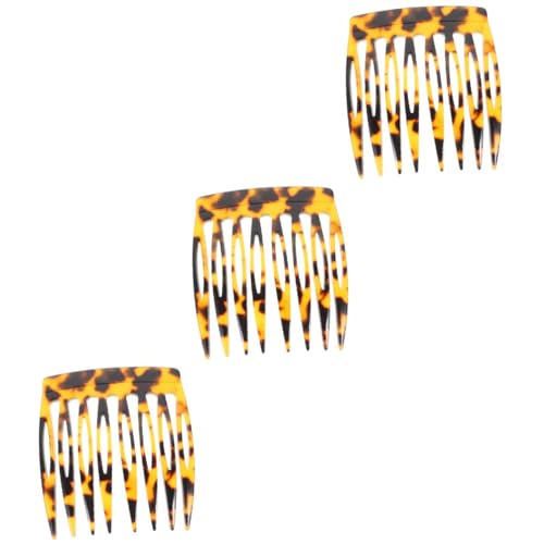 TOVINANNA 3stücke Kamm Für Damen Seitenkamm Aus Acetat Dekorativer Haarkamm Für Feines Haar Minimalistisches Design Für Jeden Anlass Praktisch Für Unterwegs Rutschfester Halt Für von TOVINANNA