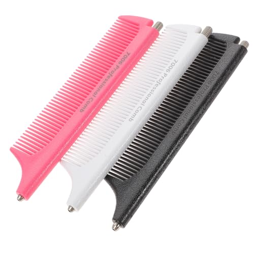 TOVINANNA 3stücke Dehnbarer Spitzen-schwanzkamm Aus Stahl Stretchkamm Für Salon Und Salonkamm Mit Glattkammfunktion Stielkamm Für Erwachsene Und Junge Mädchen von TOVINANNA