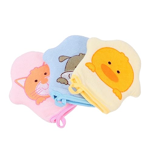 TOVINANNA 3stücke Pack Junge Mädchen Badehandschuhe Duschhandschuhe Körperpeelinghandschuhe Shower Scrubber Bad Schrubben Handschuhe TOVINANNA 3stücke Pack Junge Mädchen Badehandschuhe Duschhandschuhe Körperpeelinghandschuhe Shower Scrubber Bad Schrubben Handschuhe von TOVINANNA