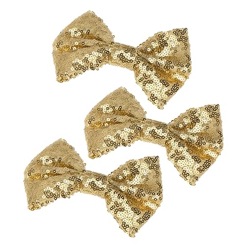 TOVINANNA 3stücke Teiliges Glitzernde Haarschleifen Mit Clips Für Mädchen Junge Mädchen Haarschmuck Für Festlichkeiten Und Alltag Langlebig Und Praktisch von TOVINANNA