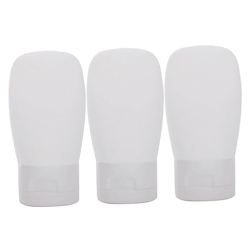 TOVINANNA 3stücke Tragbare Reiseflaschen Quetschflasche Leere Flasche Kosmetikspender Für Shampoo Lotion Duschgel Make-up Handcreme Tragbar Und Praktisch Für Reisen Ausflüge Und von TOVINANNA