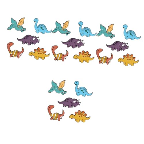 TOVINANNA 4 Sätze Teiliges Dinosaurier Emaille Broschen Set Cartoon Tier Abzeichen Für Kleidung Und Rucksäcke Lustige Anstecker Für Frauen Für Partys Und Besondere Anlässe 5 Stück * 4 von TOVINANNA