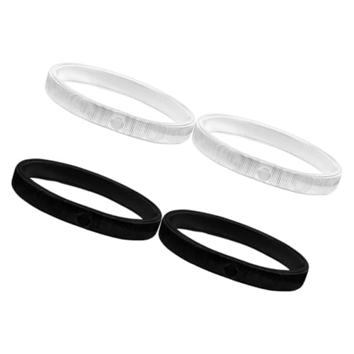 TOVINANNA 4 Stück Armband Elastischer Ärmelhalter Armreif Ärmelhalter Elastischer Ärmelarmreif Elastischer Hemdärmelhalter Hemdärmelhalter Strumpfbänder Armreif Ärmelhalter Ärmelarmband von TOVINANNA