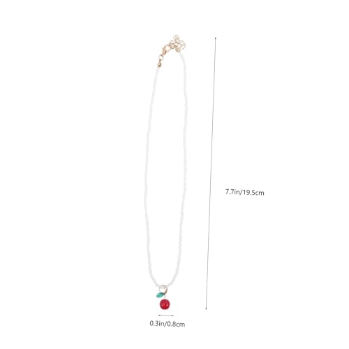 TOVINANNA 4 Stück Boho Perlenkette für Teenager Mädchen Farbenfrohe Strand Halsketten mit Statement design Leichte Bohemian Choker Schmuck für Sommer Urlaub und Alltag von TOVINANNA