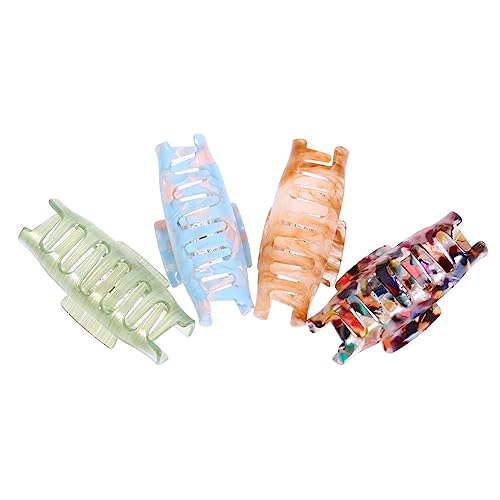 TOVINANNA 4stücke Große Acryl Haarklammer Clips Haarspangen Für Frauen Rutschfeste Haarclips Für Dickes Oder Normales Haar Zum Zurückhalten Beim Waschen Oder Kochen von TOVINANNA