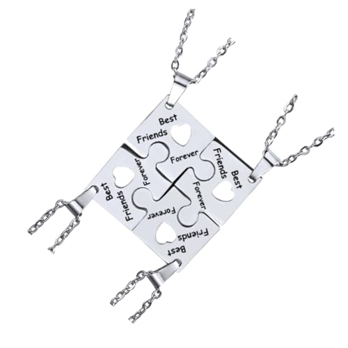 TOVINANNA 4 Stück Freundschaftskette Damen Choker Halskette Freundinnen Modisch Vielseitig für Alltag und Besondere Anlässe TOVINANNA 4 Stück Freundschaftskette Damen Choker Halskette Freundinnen Modisch Vielseitig für Alltag und Besondere Anlässe von TOVINANNA