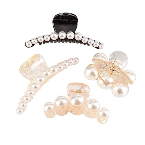 TOVINANNA 4stücke Teiliges Haarklammern Mit Kunstperlen Rutschfeste Haarspangen Für Eleganten Für Alltags Und Festtagslooks Haarschmuck Für Damen Und Mädchen TOVINANNA 4stücke Teiliges Haarklammern Mit Kunstperlen Rutschfeste Haarspangen Für Eleganten Für Alltags Und Festtagslooks Haarschmuck Für Damen Und Mädchen von TOVINANNA