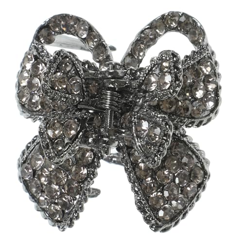 TOVINANNA 4stücke Haarklammer Mit Strass Mittelgroße Haarspange Für Hohen Pferdeschwanz Für Hochzeiten Partys Und Alltag Für Und Mädchen von TOVINANNA