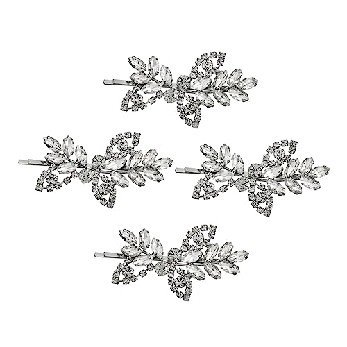 TOVINANNA 4stücke Rhinestones Haarklammern Für Damen Design Haarspangen Für Hochzeiten Und Alltag Geschenkidee Für Mädchen Und Freundinnen von TOVINANNA