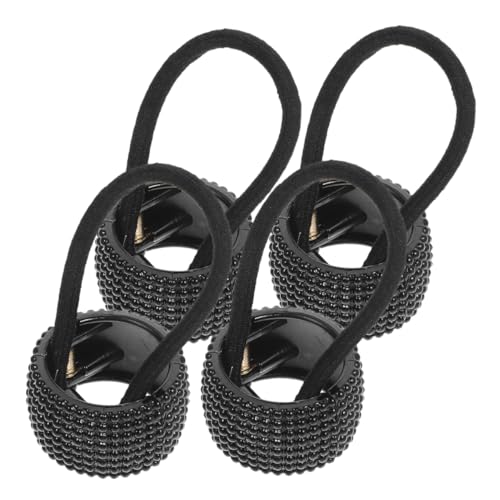 TOVINANNA 4stücke Pferdeschwanz Haarmanschette Haarschmuck Für Teenager-mädchen Haargummis Für Dünnes Haar Elastische Haar Ringe Styling Manschetten von TOVINANNA