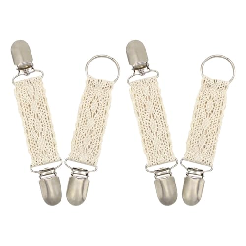 TOVINANNA 4 Stück Reise Hut Clips Vintage Haarschal und Pullover Clips Tragbare Hut Halterung Multifunktionales Accessoire für Frauen für Reisen und Täglichen Gebrauch von TOVINANNA