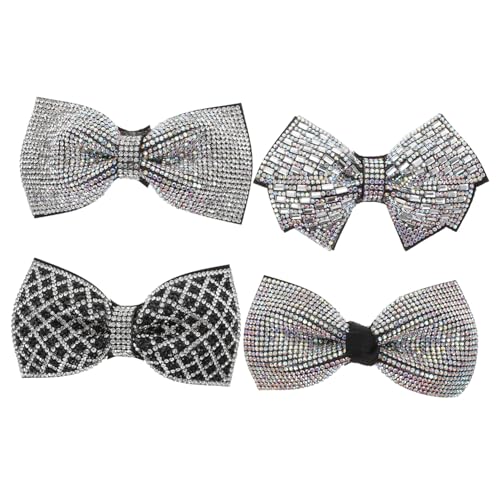 TOVINANNA 4stücke Teiliges Set Haarspangen Mit Schleifen-design Haarschmuck Für Mädchen Und Accessoires Für Partys Hochzeiten Und Alltag von TOVINANNA