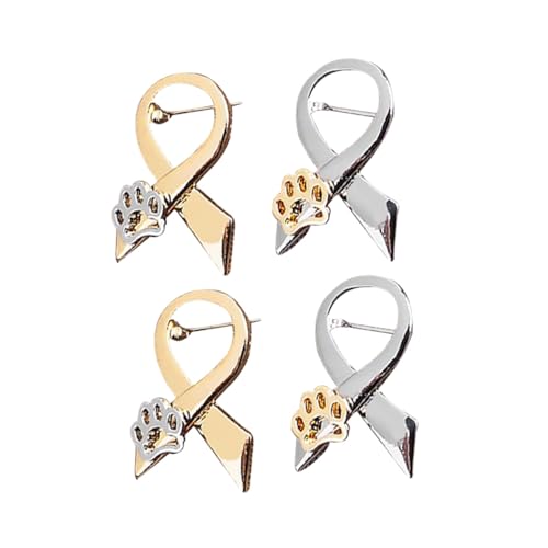 TOVINANNA 4stücke Halsketten Aus Legierung Mit Hundekralle-design Zarte Brustnadel Kreative Brosche Für Damen Für Pullover Kleid Und Schal von TOVINANNA