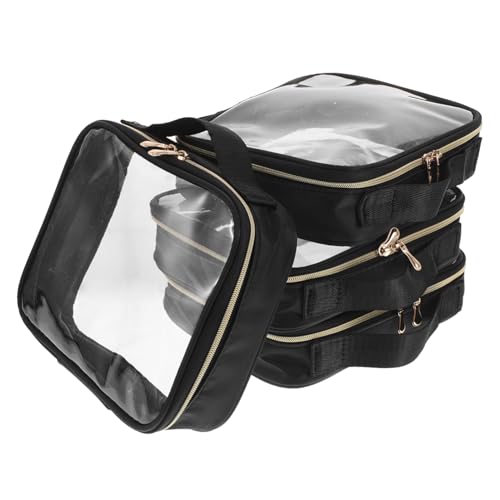 TOVINANNA 4stücke Transparente Kosmetiktaschen Mit Reißverschluss wasserdichte PVC Reise-toiletten-Organizer Für Make-up Und Pflegeprodukte Für Damen Und Geschäftsreisen von TOVINANNA
