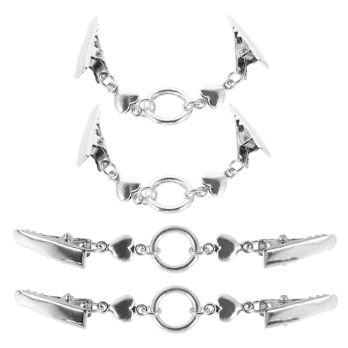 TOVINANNA 4 Stück Vintage Alloy Sweater Clips für Frauen Teiliges für Schals Pullover und Cardigans Vielseitig Einsetzbar Langlebig Einfach Anzubringen für Einen Stilvollen Look von TOVINANNA