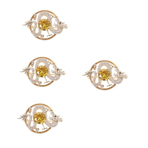 TOVINANNA 4 Stück Wäschdekoration Drachen-Pin-Brosche Brosche für Kleidung Dekorationen Umhangverschluss trachtenbrosche brosche gold Brustnadel aus Kupfer Drachen-Design-Pin Diamant Golden TOVINANNA 4 Stück Wäschdekoration Drachen-Pin-Brosche Brosche für Kleidung Dekorationen Umhangverschluss trachtenbrosche brosche gold Brustnadel aus Kupfer Drachen-Design-Pin Diamant Golden von TOVINANNA