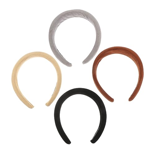 TOVINANNA 4stücke Krempe Stirnbänder Vintage Stil Stirnband Gesicht Waschen Stirnbänder Für Damen von TOVINANNA