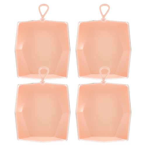 TOVINANNA 4-teiliger Gesichtsschwammhalter Make-up-Schwamm-aufbewahrungsbox Tragbares Reiseetui Für Frauen von TOVINANNA