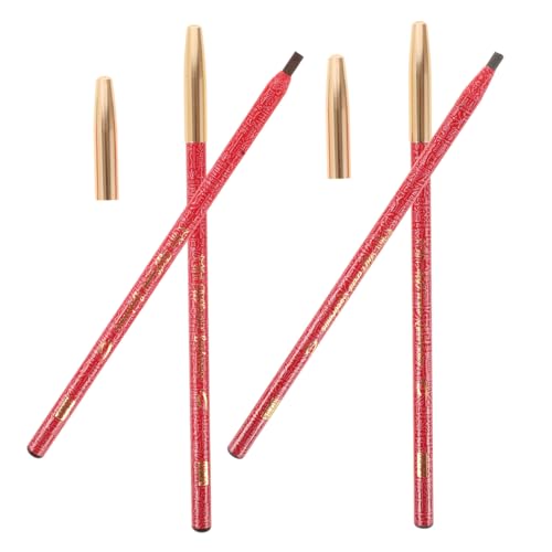 TOVINANNA 4stücke Teiliges Augenbrauenstift-set Weicher Brauner Augenbrauenstift Kosmetik-augenbrauenstifte Abziehbare Augenbrauenstifte Augenbrauen-make-up-zubehör Für Damen von TOVINANNA