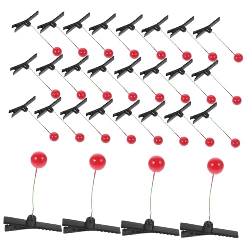 TOVINANNA Haarspangen Mit Kirschen Für Mädchen Baby-haar-accessoires Keine Haarspangen Kawaii-kopfbedeckung Lustiges Haar-accessoire 40 Stück von TOVINANNA