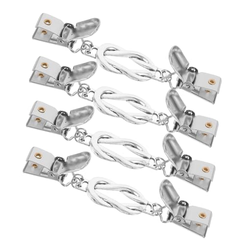 TOVINANNA 4stücke Vintage Klips Für Damen Retro Strickjacken Clips Schal Clips Multifunktionale Broschen Für Kleidung Elegant Und Praktisch Für Stilvolle Garderobe von TOVINANNA