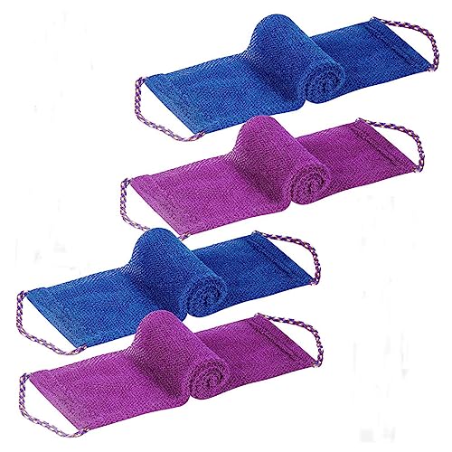 TOVINANNA 4Stücke Peeling Handtücher aus Netzmaterial für Körperreinigung Schaumende Badetücher Blau und für Sanftes Peeling und Hautpflege TOVINANNA 4Stücke Peeling Handtücher aus Netzmaterial für Körperreinigung Schaumende Badetücher Blau und für Sanftes Peeling und Hautpflege von TOVINANNA