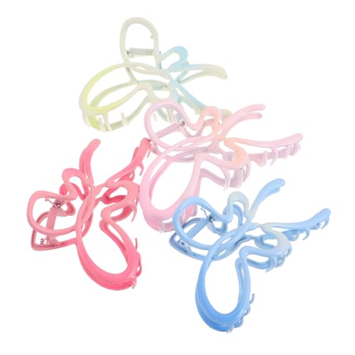 TOVINANNA 4pcs Metall Hair Claw Clips Haarzubehör Für Frauen Und Lady Simple Claw Clip Clip Clip Haarclip Frauen Styling Kopfschmuck von TOVINANNA