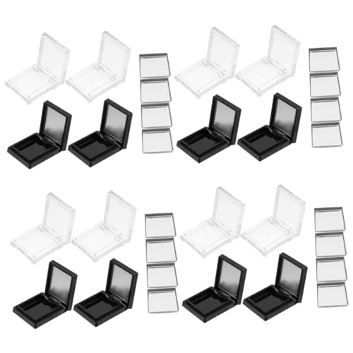 TOVINANNA 4sätze Leere Lidschatten Und Lippenstift-Boxen Transparente Kosmetik-Organizer Mit Teilen Für Aufbewahrung Und Für Zuhause Und Reisen von TOVINANNA
