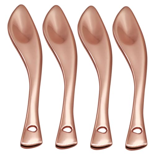TOVINANNA 4stücke Augencreme Löffel Kosmetik Spatel Für Gesichtscreme Essenzen Und Öle Leicht Und Tragbar Für Hautpflegeanwendungen von TOVINANNA
