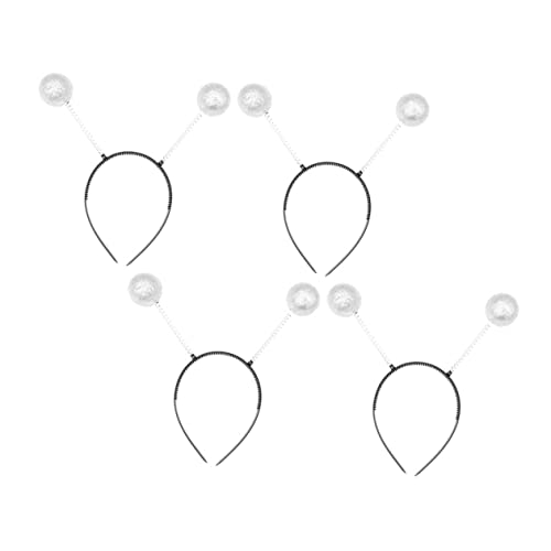 TOVINANNA 4stücke Haarreifen Mit Kreativem Bälle-design Lustiger Kopfschmuck Aus Praktischem Material Zartes Haarband Für Haardekor Für Festivals Und Partys von TOVINANNA