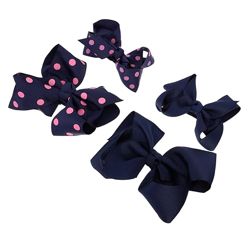 TOVINANNA 4stücke Junge Mädchen Schleife Haarspangen Mädchen Bogen Haarnadel Bogen Haar Clips Haarschmuck Für Party Geburtstag Schmuck von TOVINANNA