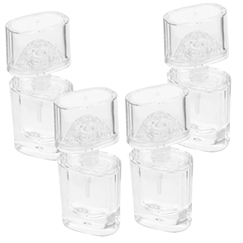 TOVINANNA 4stücke Leere Lipgloss-tuben Transparente Reisebehälter Für Lipgloss Lip Balm Und Lip Oil Wiederverwendbare Kosmetikflaschen Für Diy-projekte Hochwertiges Kunststoffmaterial von TOVINANNA