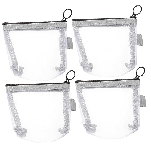 TOVINANNA 4stücke Reise Kosmetiktaschen Netzstruktur wasserdichte Toilettenartikel Organizer Für Damen Leicht Und Kompakt Für Make-up Hygieneartikel Und Tägliche Essentials von TOVINANNA