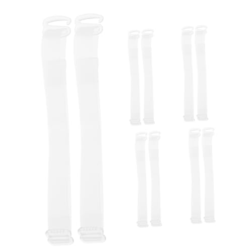 TOVINANNA 5 Paare Hochwertige Abnehmbare Schuhriemen für Damen Transparente Verstellbare Fersenriemen für High Heels Rutschfestes Schuhzubehör für Auftritte TOVINANNA 5 Paare Hochwertige Abnehmbare Schuhriemen für Damen Transparente Verstellbare Fersenriemen für High Heels Rutschfestes Schuhzubehör für Auftritte von TOVINANNA