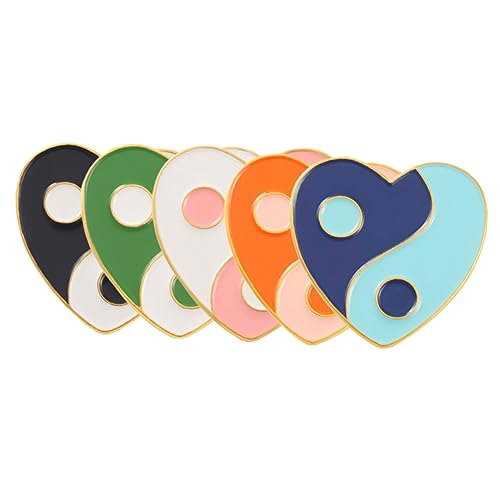 TOVINANNA 5 Stück Alloy Broschen Cartoon Anstecker für Kleidung Taschen und Accessoires Langlebig und Hautfreundlich Vielseitig Einsetzbar als oder Dekoration von TOVINANNA