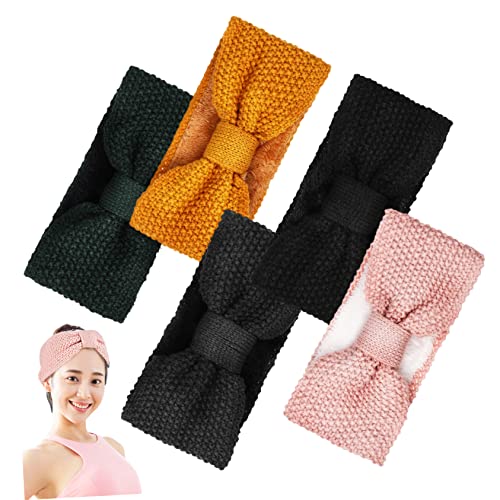 TOVINANNA 5stücke Gestricktes Stirnband Für Damen Walking Und Yoga-stirnband Einfaches Stirnband Als Fitness-haarband Mit Breitkrempigem Kopftuchdesign von TOVINANNA