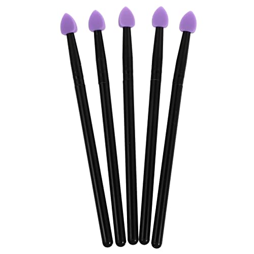 TOVINANNA 5 Stück Silikon Lidschatten Make Up Wiederverwendbare Augen Make Up für Ergonomischer Griff für Kosmetik und Lidschatten für von TOVINANNA