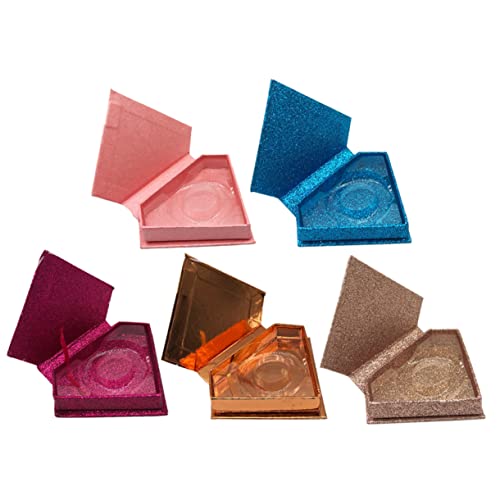 TOVINANNA 5 Stück Teiliges Magnetischer Wimpern Aufbewahrungsbox Wiederverwendbare Eyelash Organizer für Falsche Wimpern Leicht für Ordnung und Schutz von TOVINANNA
