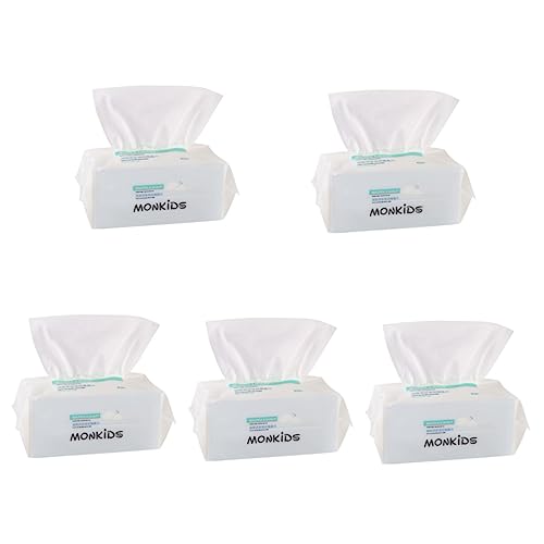 TOVINANNA 500 Stk Gesichtstücher aus Baumwolle makeup remover wipes Baumwoll-Gesichtstücher handtücher Gesichtsreinigungstuch Make-up-Entferner-Tuch Einweg Gesichtstuch Handtuch von TOVINANNA