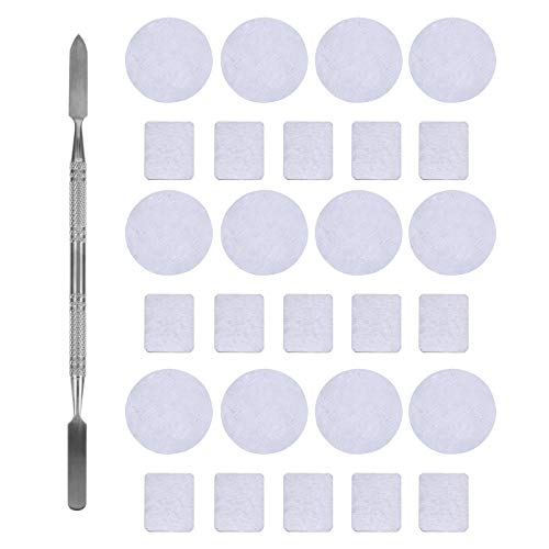 TOVINANNA Mit Magnet 56 Stück Quadratische Runde Aufkleber Aus Edelstahl Leicht Zu Reinigen Für Nagelkunst von TOVINANNA