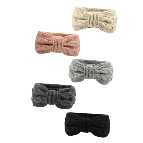 TOVINANNA 5stücke Stretchy Haarband Mit Schleifenknoten Sport Stirnbänder in Verschiedenen Farben Für Training Und Alltaggebrauch von TOVINANNA