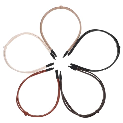 TOVINANNA Modisches Knoten-stirnband Für Damen – Dünnes Kopfstück Aus Leder Stylisches Herbst-accessoire von TOVINANNA